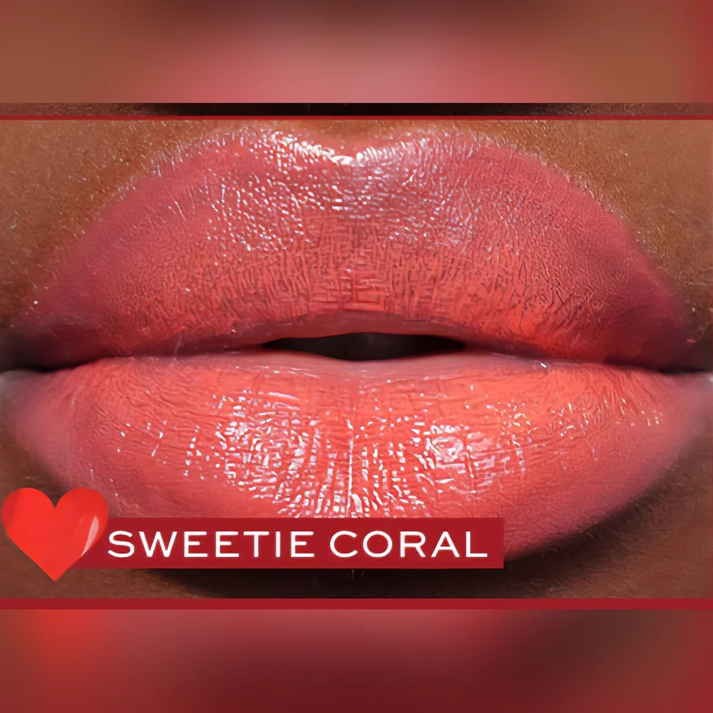 Makeup Revolution Pout Tint Lip Gloss Moisturizing Effect Sweetie Coral